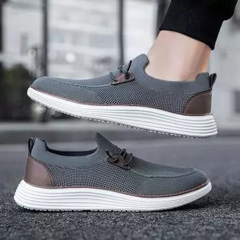 Damyuan Breathable Fashion Men Sneakers Mesh Casual Shoes Lightweight Walking Sneakers Men Shoes Plus Size Male Tenis Shoes 42 чёрный