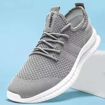 Damyuan Breathable Mesh Sports Shoes Lightweight Casual Tennis Shoes Luxury Male Tenis Lace-Up Running Shoe Male Loafers Zapatos 43