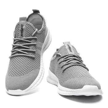 Damyuan Men Casual Flats Air Mesh Breathable Trainers Non-slip Footwear Men Vulcanized Shoes Athletic Training Tenis Feminino 40