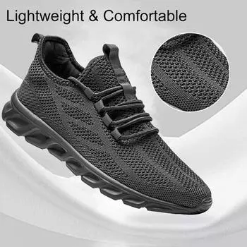 Damyuan Men Sneakers Fashion Vulcanize Chunky Sneakers Flat Ladies Shoes Outdoor Walking Running Shoes Plus Size Mujer Footwear 40 чёрный