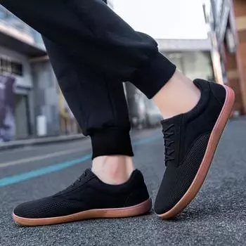 Damyuan мужские спортивные кроссовки для бега, прогулочные лоферы, модные кроссовки на шнуровке, легкая дышащая сетчатая спортивная обувь 40