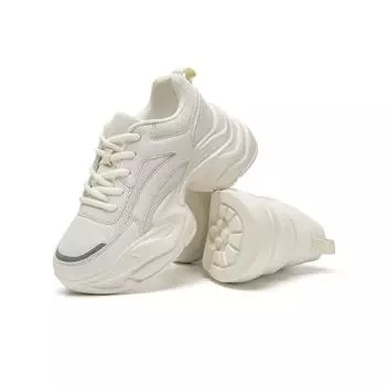 Damyuan Women Running Shoes Outdoor Autumn Casual Shoes Cushioning Sneakers Luxury Brands Basic Platform Shoes 2024 36 бежевый