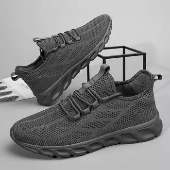 Damyuan Women Shoes Running Shoes For Women Unisex Sneakers Outdoor Elastic Jogging Sports Shoes Air Cushion Zapatillas Deporte 40 чёрный