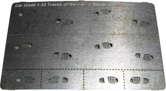 Dan Models Следы обуви Набор по 1 штуке для Германии и России Травленые трафареты Инструменты для хобби-живописи DAN35544 1/35