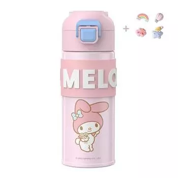 Даная Санрио подлинный персонаж однокнопочный стакан бутылка для воды термос кулер для воды 400 мл, Моя Мелодия, 1 шт., популярный персонаж в Корее