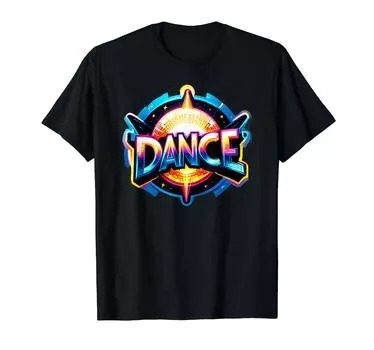 Dance Magic Vibrant Disco Ball Reflection Beam - T-Shirt чёрный