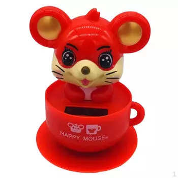 Танцующие животные, солнечные игрушки, цветы, большой офисный стол на приборной панели светло-синий