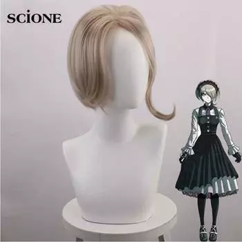 Danganronpa Dangan Ronpa V3 Tojo Kirumi разноцветные парики для косплея, костюм на Хэллоуин, парики + бесплатная сетка для волос