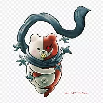 Danganronpa Monokubs Danganronpa V3 Killing Harmony Danganronp наклейка с принтом на одежде DIY термонаклейки для футболок патч утюг на переносе патч