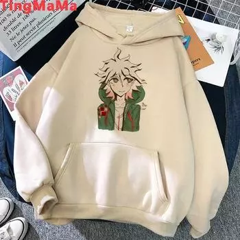 Danganronpa Nagito Komaeda Ouma Kokichi толстовки унисекс Ulzzang Oversized-гранж Корея унисекс одежда толстовка Ulzzang с принтом унисекс толстовка L
