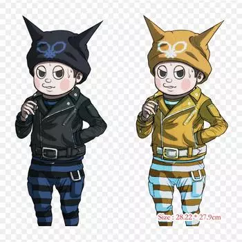 Danganronpa V3 Killing Harmony Undertale спрайт-стикер с принтом на одежде DIY термонаклейки для футболок патч утюг на переносе патч