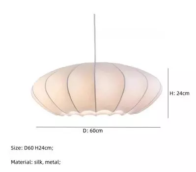 Дания Дизайнерский Шелковый Подвесной Светильник Гостиная Холл Отеля Ресторан Подвесной Светильник Домашнее Украшение Светодиодное Освещение Прямые Продажи С Фабрики