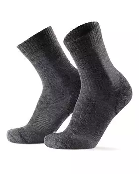 DANISH ENDURANCE Merino Wool Hiking Lightweight Short 1 Sizes cm cm Socks, Crew, Pair, Gray, 25.0 - 28.0