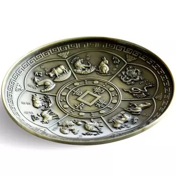 DANNY LIB Подставка для благовоний Блюдце для благовоний Подставка для благовоний Курильница Благоприятный знак зодиака Nyoi Благовония Подставка для благовоний Ароматические благовония