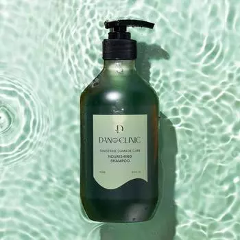 Dano Clinic Tangerine Damage Care Питательный шампунь для восстановления поврежденных волос Шампунь для восстановления поврежденных волос Слабокислотный гипоаллергенный сертифицированный шампунь, 1 шт., 500 мл