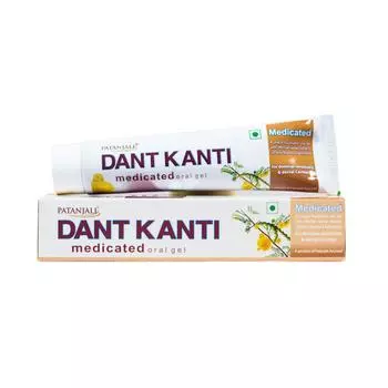 Дант Канти: лечебная зубная паста-гель (100 г), Dant Kanti Patanjali 1x100g