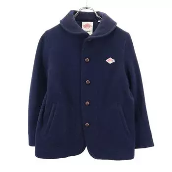 Danton Шерстяная куртка 38 Темно-синий система Женский Б/у