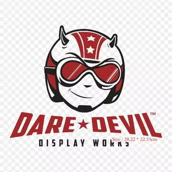 Dare Devil Dare Devils, термопереносная печать, виниловые нашивки, наклейки для одежды, аппликации «сделай сам», моющиеся нашивки