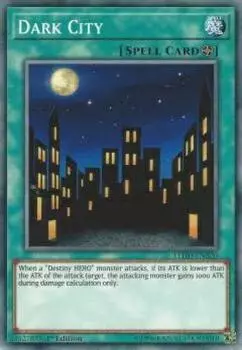 Dark City, версия Dark City, первое издание, колоды легендарных героев Yu-Gi-Oh! LEHD-ENA20 (Английский Нормальный)