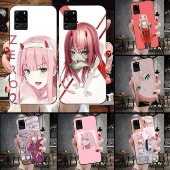 Darling In The Franxx ZERO TWO Phone Case For Samsung Galaxy S6 S7 S8 S9 S10 S21 S22 Plus Ultra Soft Black Phone Cover Galaxy S30