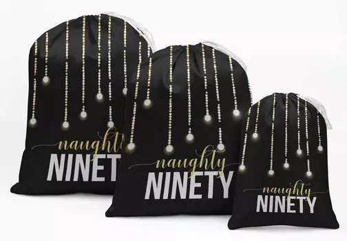 Darling Souvenir Black Number Birthday Custom Party Supplies Favor BagsA Drawstring PouchesA 15 5 x 7 Inches джинсовый синий