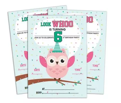 Пригласительные открытки на день рождения Darling Souvenir Green, 28 шт., заполните или напишите пустые приглашения, распечатанные на принтере, принадлежности для вечеринок, 5 x 7 дюймов 5 x 7 Inches зелёный