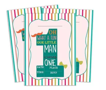 Darling Souvenir Pink Birthday Invitation Card 28 шт. Заполните или напишите пустые приглашения для печати Принадлежности для вечеринок 5x7 5 x 7 Inches бледно-розовый