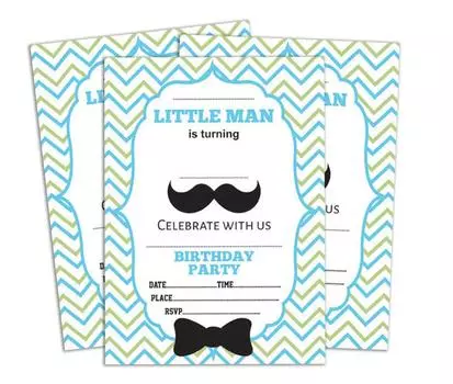 Darling Souvenir White Birthday Invitation Card 28 шт. Заполните или напишите пустые приглашения для печати Принадлежности для вечеринок 5x7 5 x 7 Inches белый