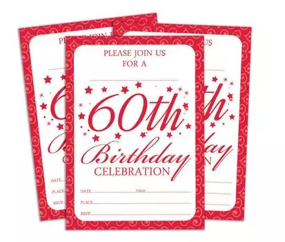 Darling Souvenir White Birthday Invitation Card Printable Elegant Fill or Write In Blank Party приглашает 28 шт. 5x7 5 x 7 Inches белый