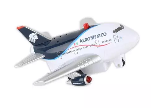 DARON B Инерционная Игрушка Свет Звук Авиакомпания Aero Mexico TT273 & белый