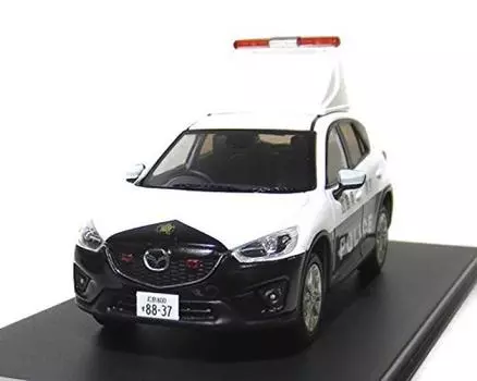 Daron X Mazda CX5 префектурная полиция Хиросимы со светодиодным указателем поворота 2013 г. масштаб PRD486 Premium-X/Premium 1/43