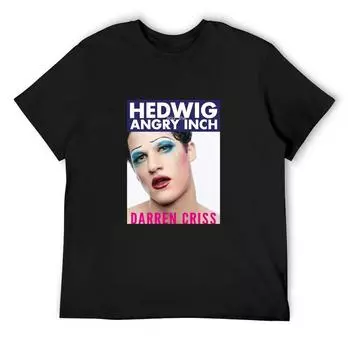 Darren Criss - Hedwig Shirt T-Shirt Custom Shirt Graphic Shirts Plus Size Tops Workout Shirts For Men S белый