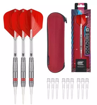 Dart Barrel TARGET Colors 3 Red Red Comes with dart case tad0672 [Target] (COLOURS3 Tungsten70%) красный