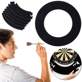 Dartboard Wall Protection Board EVA Dartboard Backboard Universal Dartboard Surround Ring Splicing Dart Accessories чёрный