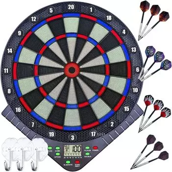 Дартс Электронный дартс Для игроков Многопользовательская игра Интерьер Автоматический подсчет очков Аудиофункция для начинающих/пред-среднего уровня