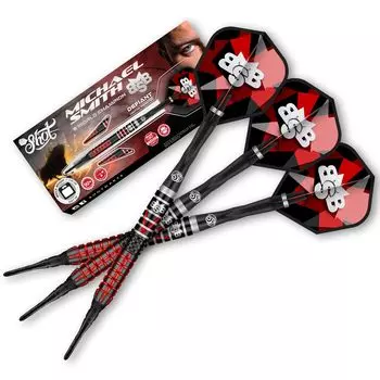 Darts Michael Smith Defiant Center Weighted Tungsten Professional Throwing Darts Soft Tip Set Professional New Zealand Design Dart Flight Women Men