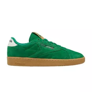 Дартс Reebok Club C 85 Grounds - Кроссовки унисекс Glen Green Vector-Red Gum GV6953 42