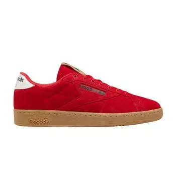 Дартс Reebok Club C 85 Grounds - векторные красные кроссовки унисекс Glen-Green Gum GV6954 43
