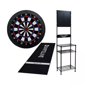 DARTSLIVE Home DYNASTY стойка для дартса DARTSLIVE Home набор для дартса с медленным ковриком набор для дартса с мягкой доской для дартса стойка для дартса предотвращение катастроф набор для дартса с медленным ковриком для дома [Набор