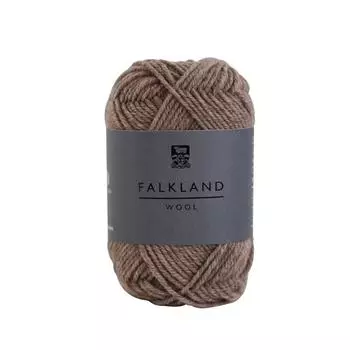 DARUMA Falkland Wool Extra Set of 5 Yarn, Thick, Col. 3, Brown, 50g, Approx. 85m, Balls, 01-5760