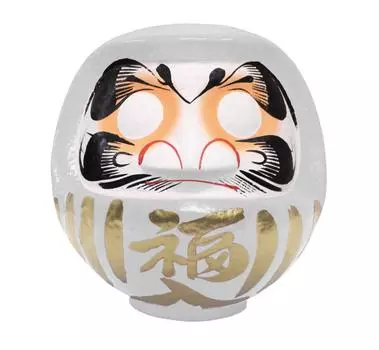 Daruma Lucky Daruma 10 Белый 28x26x30см Нет. [Процветание бизнеса/Достижение целей] HKDM-10-WH-14 белый