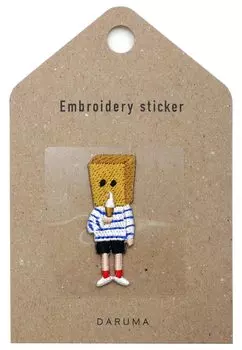 DARUMA Patch Вышитая наклейка 10 Эрик КОЛ. 01-8680