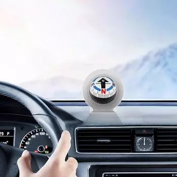 Dash Compass Auto Survival Compass Camping Dash Decor Hiking Gear Navigation Compass Car Interior Decoration Survival Gadget For CHINA