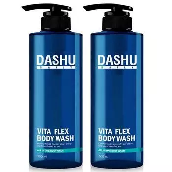 Dash Daily Vitaplex Men All-In-One Средство для мытья тела, 500 мл, 2 корейских косметических средства