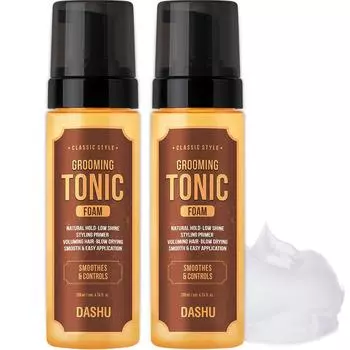Dashu Classic Style Grooming Tonic Foam Hair Wax, 200ml, 2 pieces
