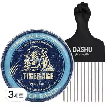 Dashu Classic Tiger Lazy Помада на водной основе + палочка для укладки, 168 мл, 3 набора, Лучшие мужские средства для волос Кореи