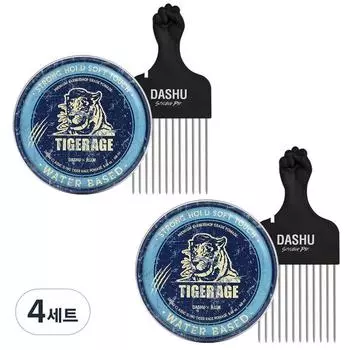 Dashu Classic Tiger Lazy Помада на водной основе + палочка для укладки, 168 мл, 4 набора, Лучшие мужские средства для волос Кореи