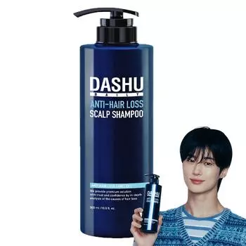 Dashu Daily Herbal Scalp Gold Shampoo EX с цитрусово-древесным ароматом, 500 мл, 1 шт.