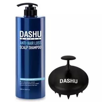 Dashu Daily Oriental Medicine Scalp Gold Shampoo Shampoo Brush, Шампунь 1000 мл 1 шт. Brush 1 шт.