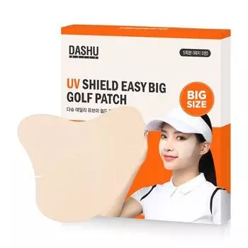Dashu Daily UV Shield Easy Большой патч для гольфа (5 пар патчей), корейский солнцезащитный крем